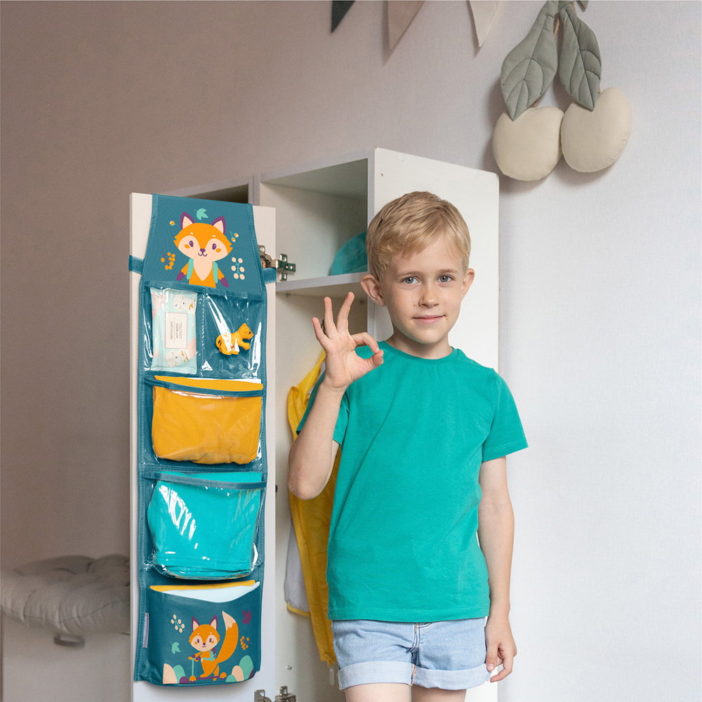 Кармашки в садик 83х24 Лисенок