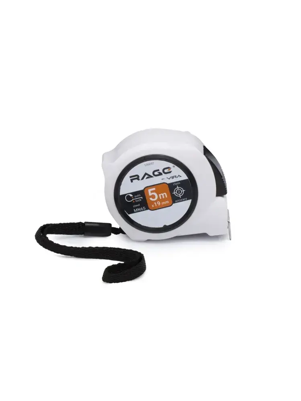 Рулетка строительная с автостопом 5 м x 19 мм RAGE by VIRA