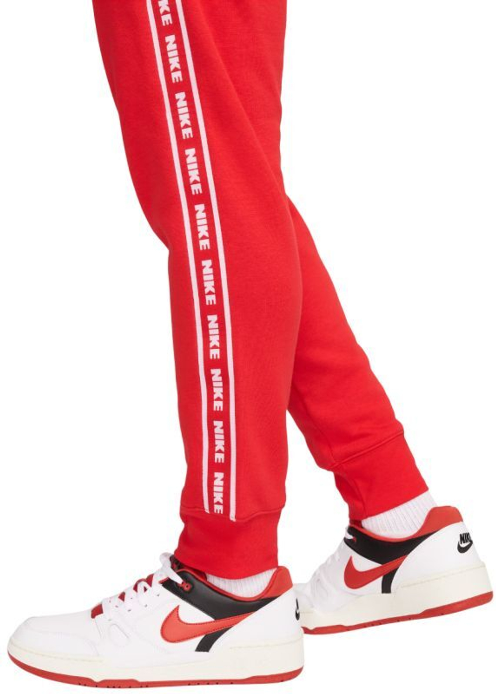 Мужской теннисный костюм Nike Club Fleece Casual Hoodie - красный