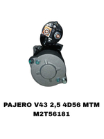 Стартер PAJERO V43 2,5L/L200 -96,L300,SPACE WAGON-98 4D65T, 4D68T, 4D55, 4D56