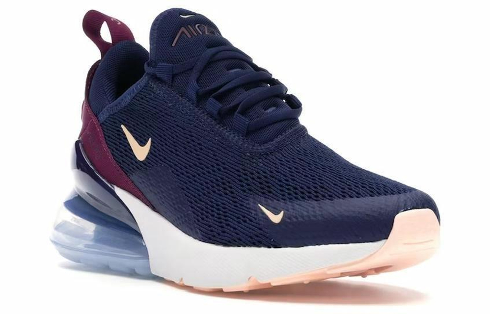 Кроссовки Nike Air Max 270 "Blue Void" (Женская размерная сетка)