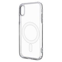 Силиконовый чехол с магнитом (MagSafe) Clear Case для iPhone XR (Прозрачный)