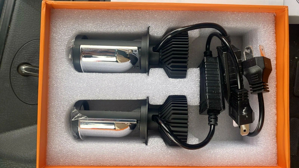 Мини линзы bi led Y - Style светодиодные би лед лампы автомобильные H4 Y9