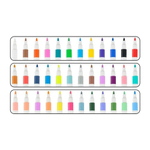 Маркер для скетчинга Basir, акриловый, серия "Котики" на водной основе, 36 цветов