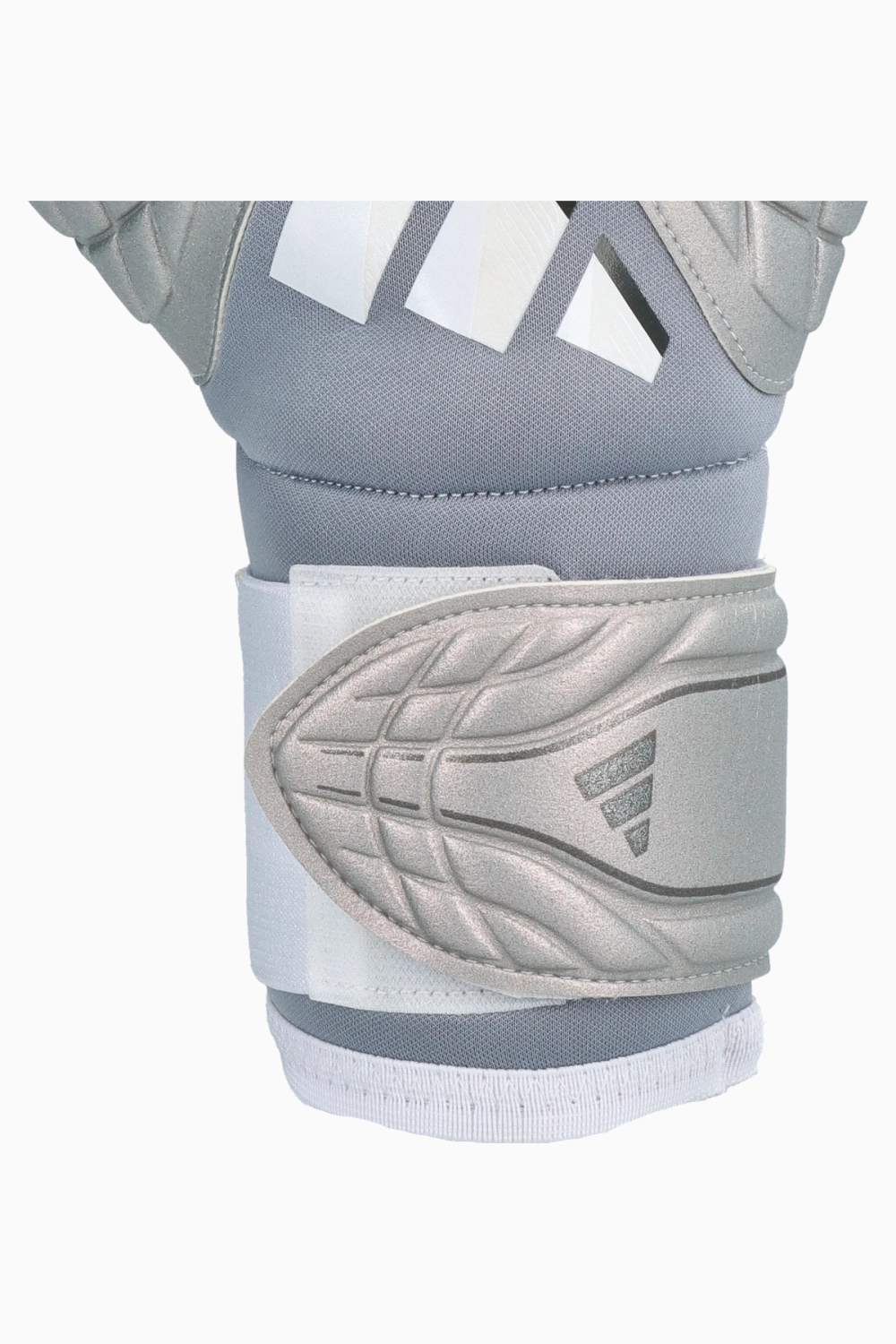 Вратарские перчатки adidas Copa Pro Fingersave - серебряный
