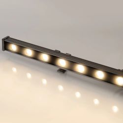 Линейный прожектор AR-LINE-1000-18W Warm3000 (GR, 30 deg, 230V) (Arlight, IP65 Металл, 3 года) 024300(1)