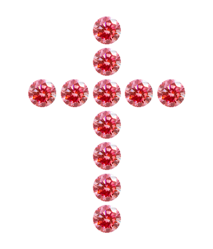 Сет под колье-крест №14