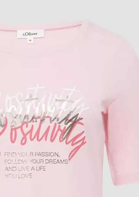 Футболка из джерси Slim Fit с принтом s.Oliver