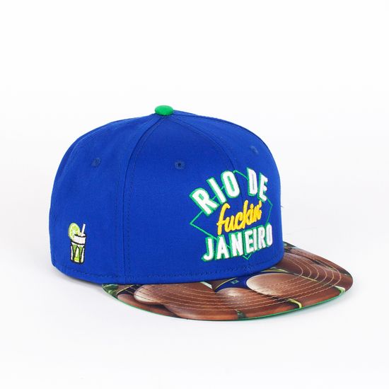 Бейсболка CAYLER & SONS Rio Fuckin' City Cap Royal-Blue-Green-Big-Booty O/S