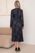 Платье Сильвия (синий/коричневый) Р11-1086/5 Nikol