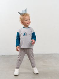 Брюки со спущенным шагом "Туман" 0+