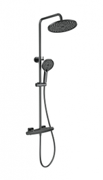 Душевая система с термостатом WONZON & WOGHAND NEO, Темный графит (WW-B3045-A-BGG)