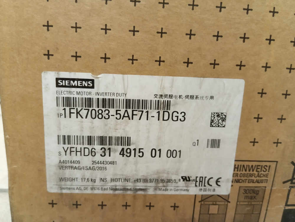 Siemens 1FK7083-5AF71-1DG3 новое