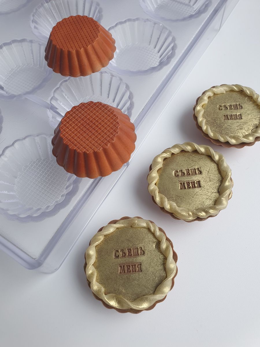 790 | Форма для шоколадных изделий "Розетка" (275*175 мм)