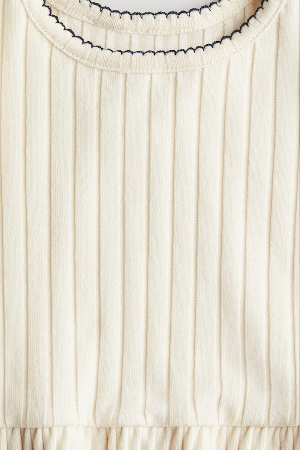 H&M Трикотажное платье, светло-бежевый