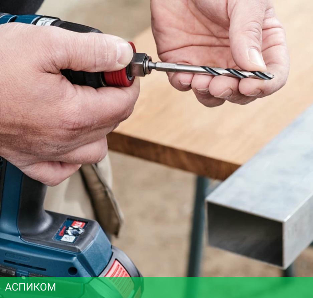 Сверло Bosch по металлу HSS PointTeQ HEX 5,0 мм 10 шт (2.608.577.545)