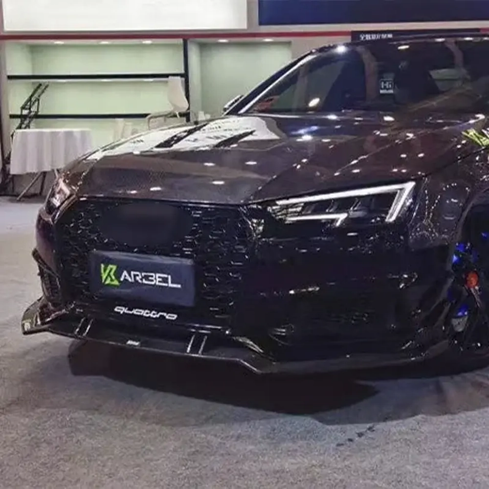 Карбоновая губа для AUDI S4 & A4 S LINE 2017 - 2018 B9 Ауди