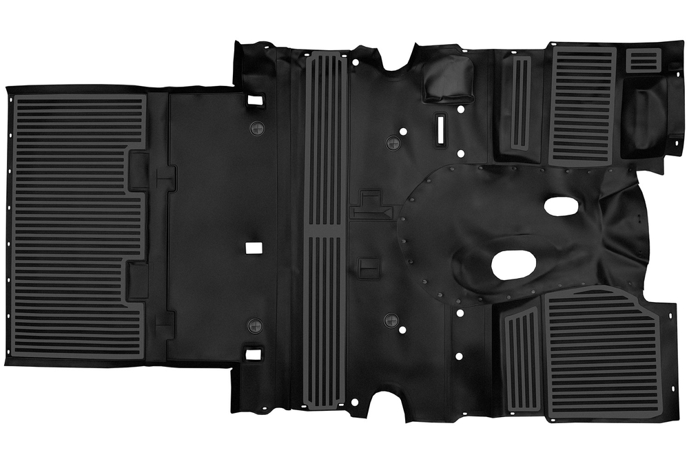 Напольное покрытие УАЗ Hunter 315196, МКПП4, 2003-, 5 шт. (полиуретан) 315196-5109010