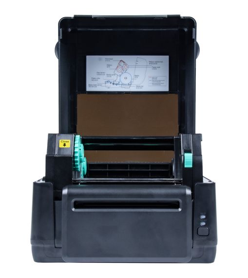 Принтер этикеток POScenter TT-200 USE (термотрансферный; 203dpi; ширина ленты в диапазоне 1&quot; - 4&quot;, USB+Serial+Ethernet) черный с отрезчиком (ресурс 500 000 отрезов)