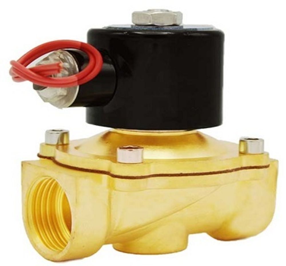 Two way normally closed direct acting electric solenoid valve Elephant DW11 NBR G 110/220V, body material - brass, seal - NBR