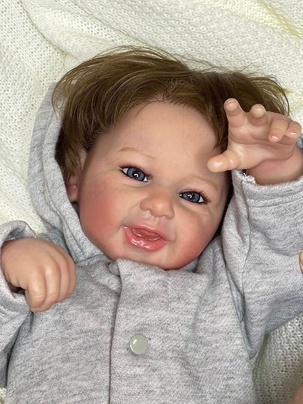 Кукла Реборн мягконабивная 50см в пакете (FA-243)