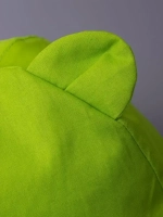 Детская зеленая панама на завязках пляжная