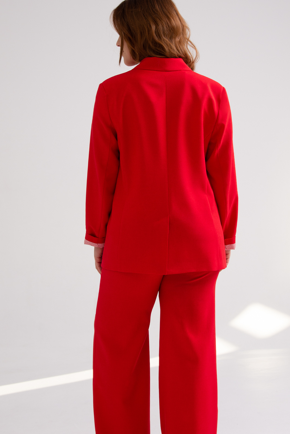 Жакет женский 3998зпа, красный #38К043998зпа