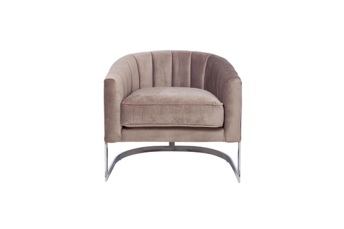 ZW-777 Кресло велюр серый 77*70*71см