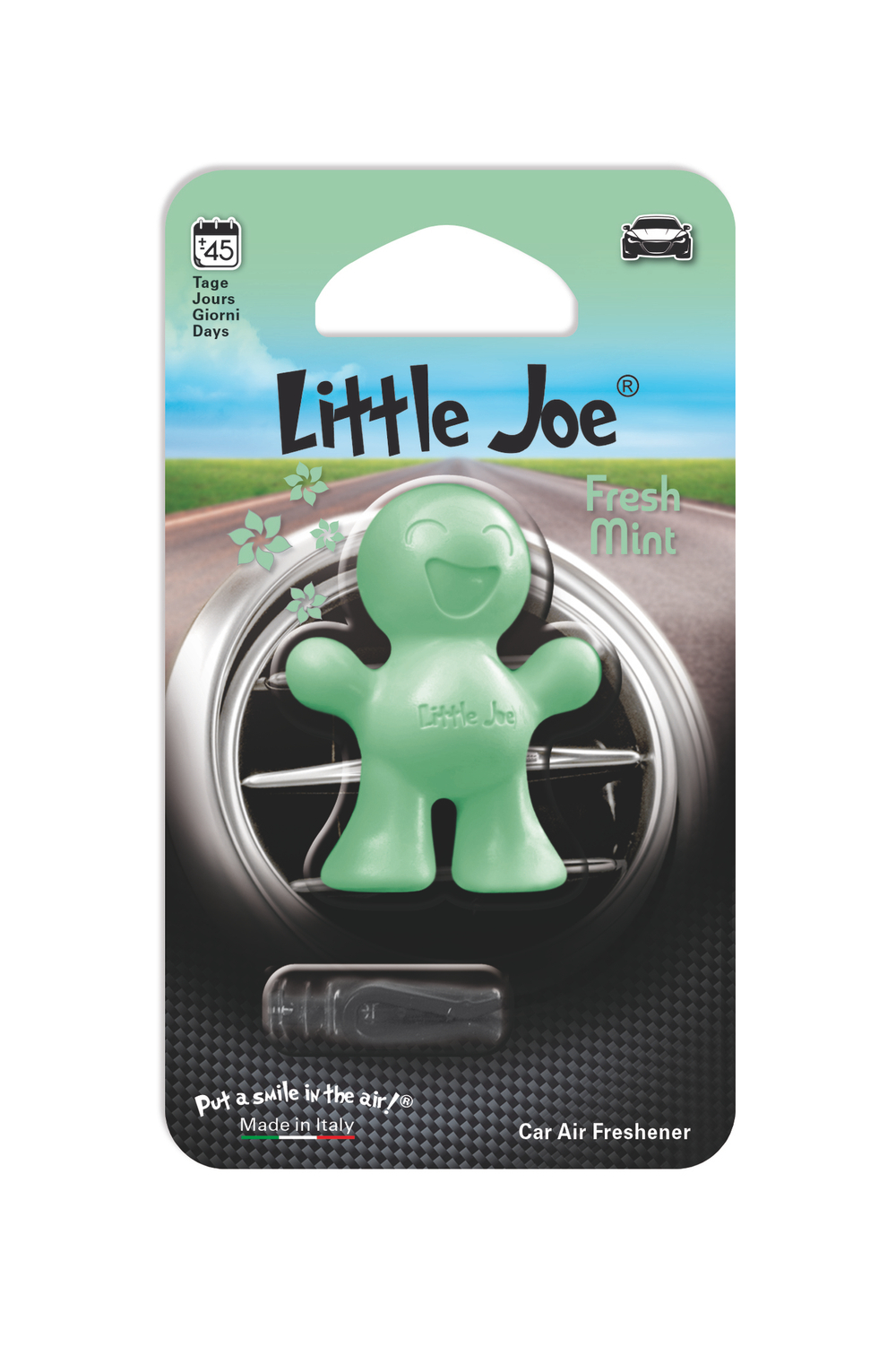 Little Joe Fresh Mint (Свежая мята) - lime green Автомобильный освежитель воздуха