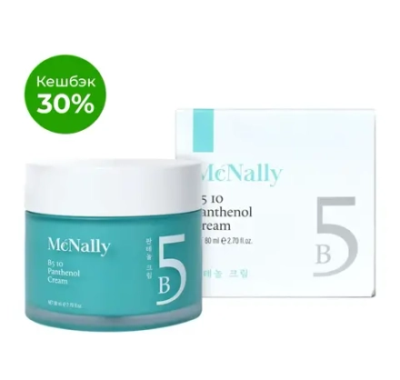 MCNALLY - КРЕМ ДЛЯ ЛИЦА С ПАНТЕНОЛОМ B5 10 PANTHENOL CREAM, 80 МЛ
