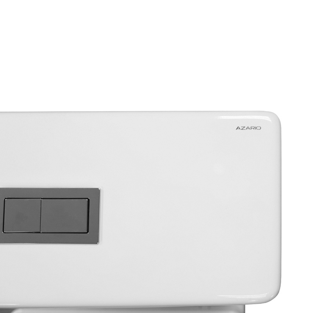 Унитаз напольный Azario Vero безободковый моноблок Горизонтальный слив, сиденье дюропласт микролифт 675x370x785 (AZ-8608)