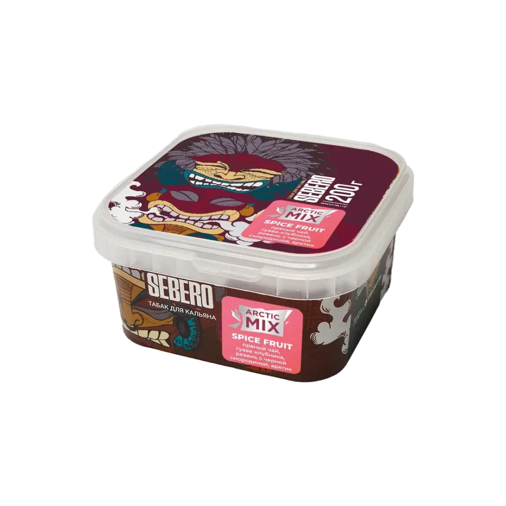 SEBERO  Arctic Mix Spice Fruit (Прянный чай/Гуава/Клубника/Ревень/Черная смородина/Арктик) 200г