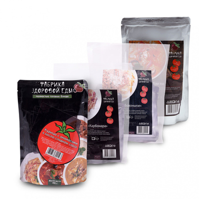 Набор 4шт: Курица с ананасами, Паста Болоньезе, Паста Карбонара, Том Ям (Фабрика здоровой еды)