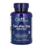 Life Extension Two-Per-Day 60caps.