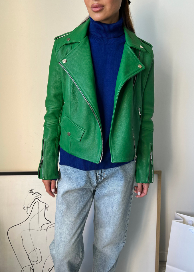 Кожаная куртка Aim, XS