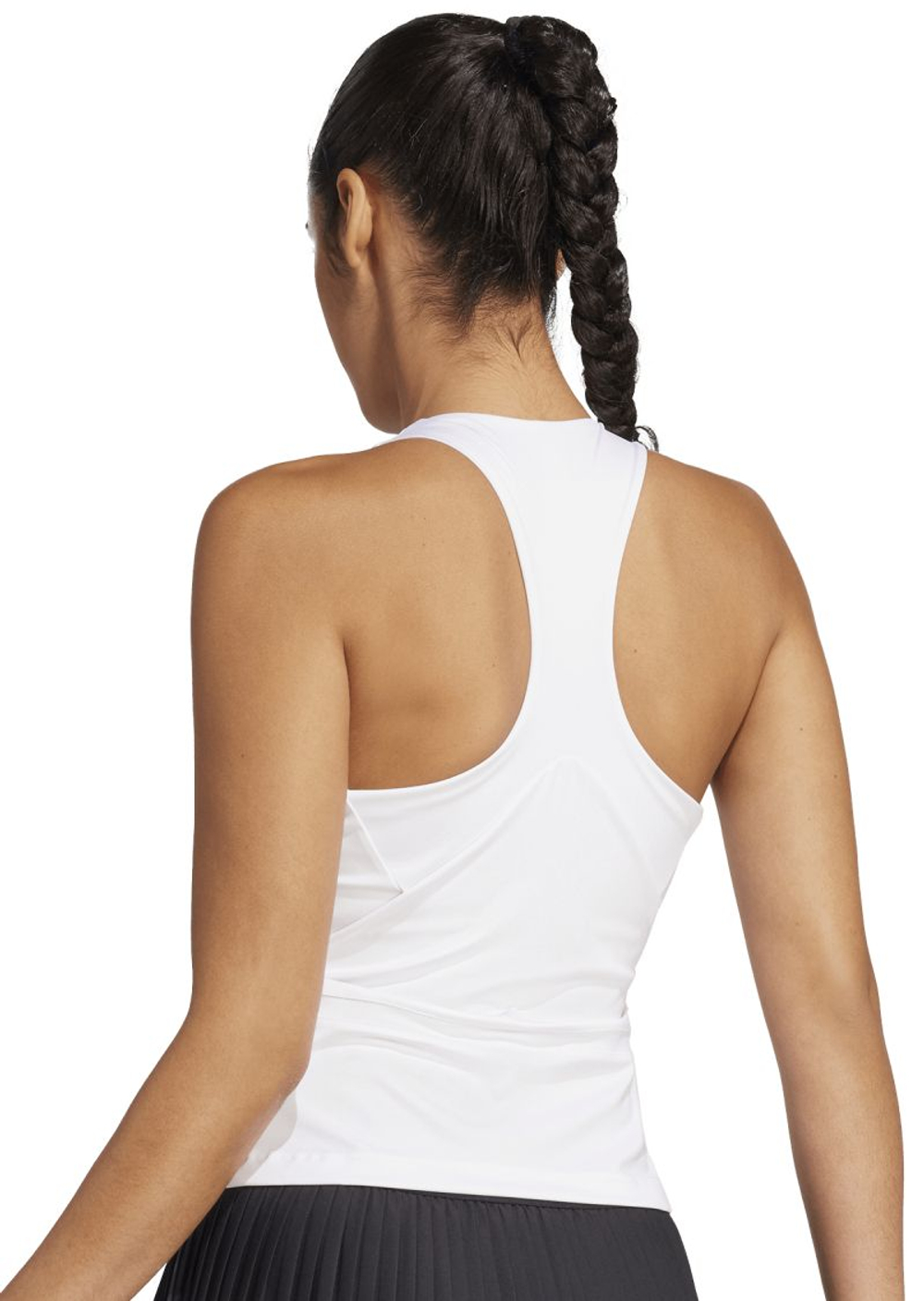 Топ теннисный Adidas Climacool Mid-Length Y-Tank - white