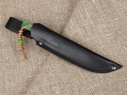 Нож для бушкрафта "Велес", сталь VG-10/Elmax, рукоять микарта (хамелеон)