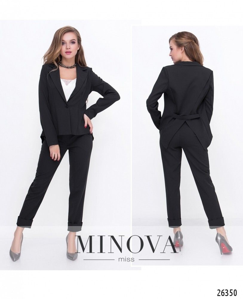 Костюм 1112-черный Minova