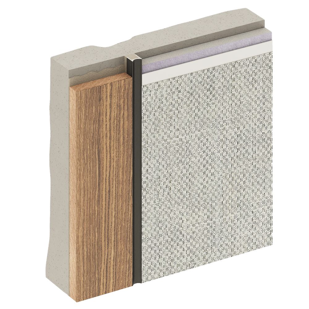 Теневой профиль разделительный анодированный черный, 3000x10x10 мм