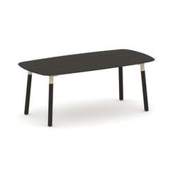 Oak Стол переговорный PR.C.SPRG-008.M Дуб Темный/Металл Капучино 2000*1000*750