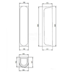 ПЬЕДЕСТАЛ SANTERI ВЕСТ, ЛОТОС БЕЛЫЙ 11166
