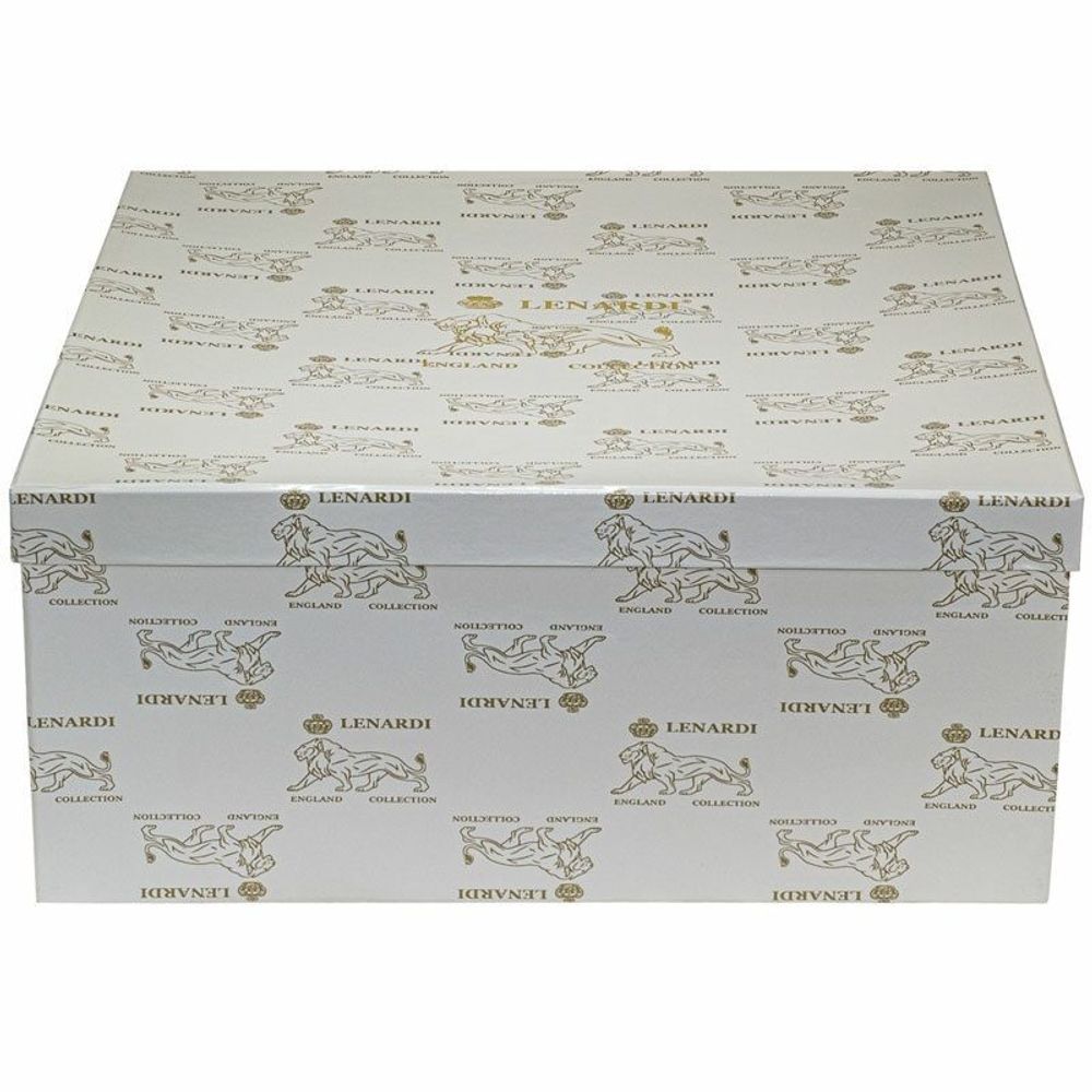 Lenardi 205-148 Тортовница с крышкой и лопаткой 31х10см MARZIPAN в под.уп.(х4)Фарфор