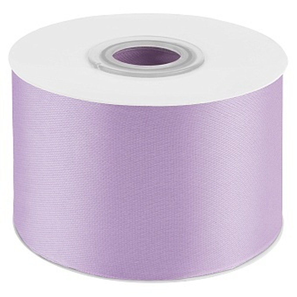 Лента атласная (5 см*22,85 м) Сиреневый