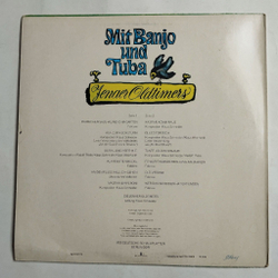 Винтажная виниловая пластинка LP Jenaer Oldtimers Mit Banjo Und Tuba (ГДР 1972)