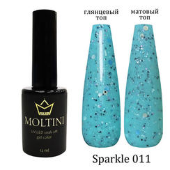 Гель-лак Moltini “Sparkle” 011, 12 ml