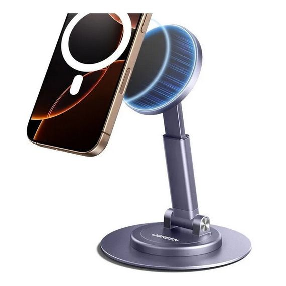 Магнитная подставка для смартфона Ugreen LP862 Magnetic Desktop Phone Stand (65229) Grey