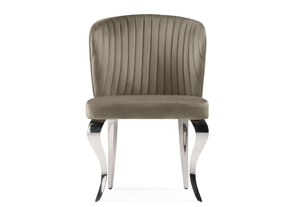 Стул на металлокаркасе Edwin light beige / steel