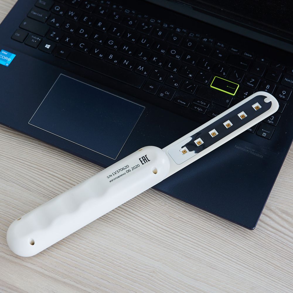 UGL-C10A-3W-UVСB WHITE Светильник ультрафиолетовый светодиодный компактный. Без озона. 275 нм. Корпус белый. ТМ Uniel