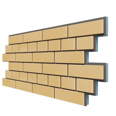 Термосайдинг Кирпич 0,2 (желтый) 925*438*20 (уп. 11 шт.)