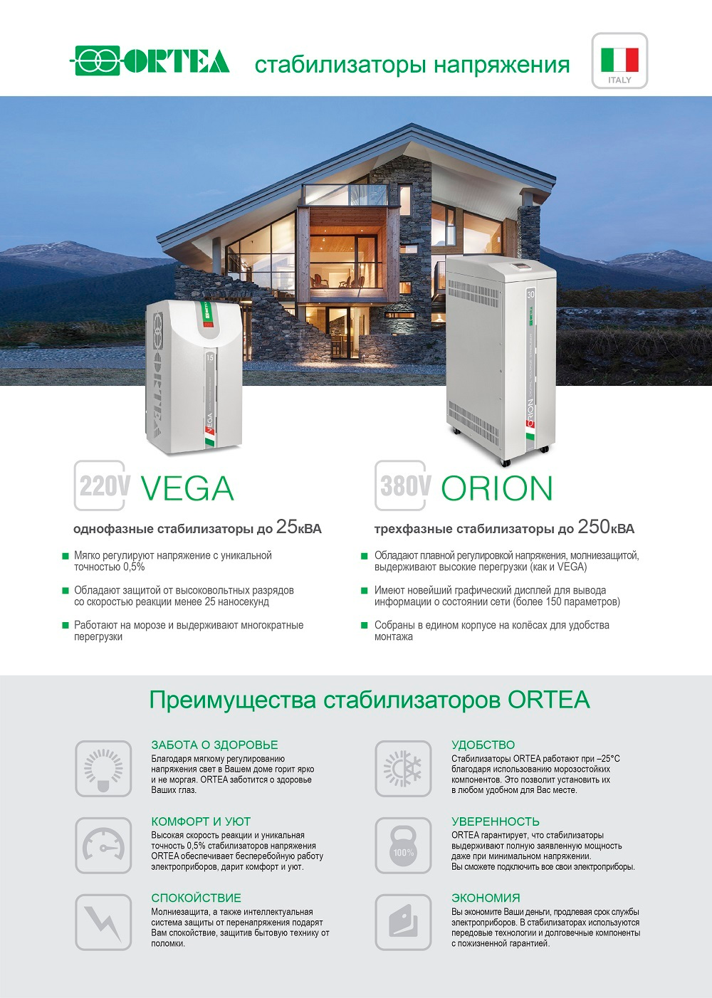 Стабилизатор напряжения Ortea Orion 200